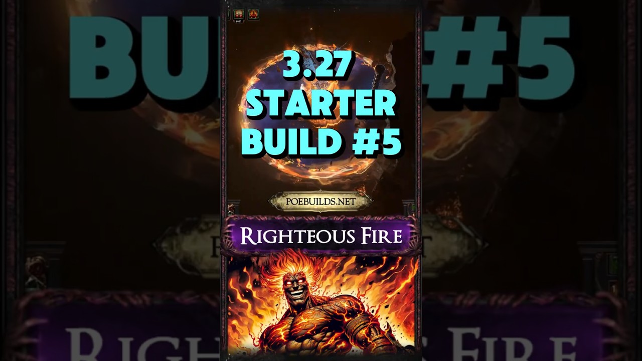 [PoE 3.27] STARTER BUILD - RIGHTEOUS FIRE - PoE Builds - Keepers of the Flames #poebuilds