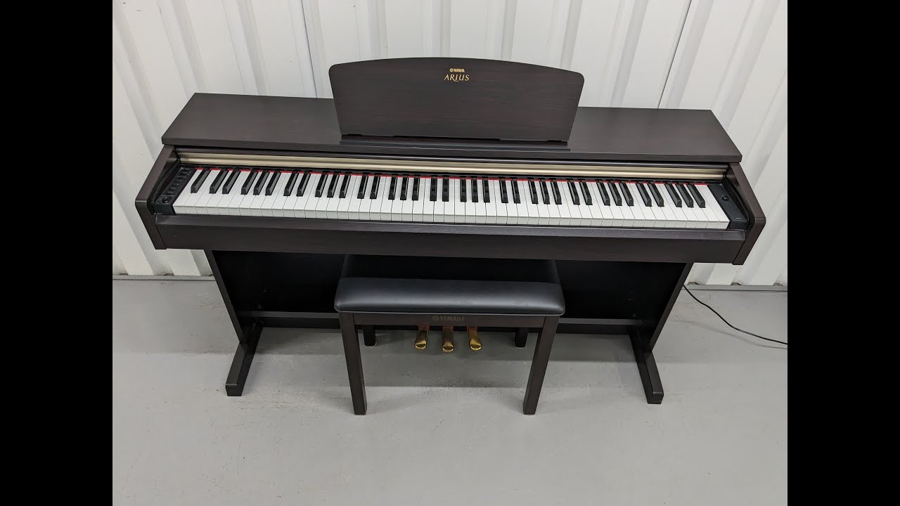 Yamaha Arius YDP-161 Digital Piano in rosewood clavinova keyboard stock #24198