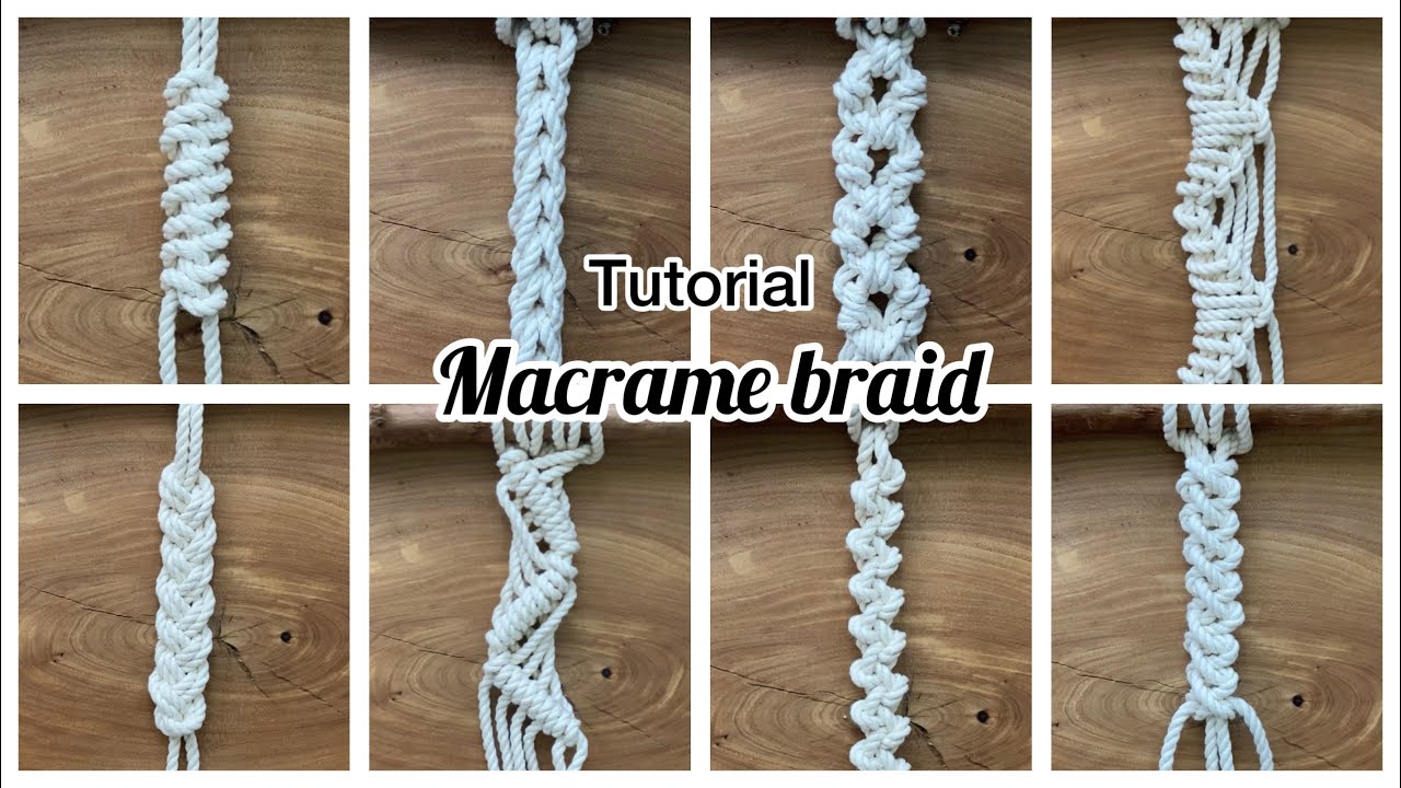 Macrame knot | nudos de macram&eacute; | macrame braid | macrame tutorial | n&oacute; de macram&ecirc;