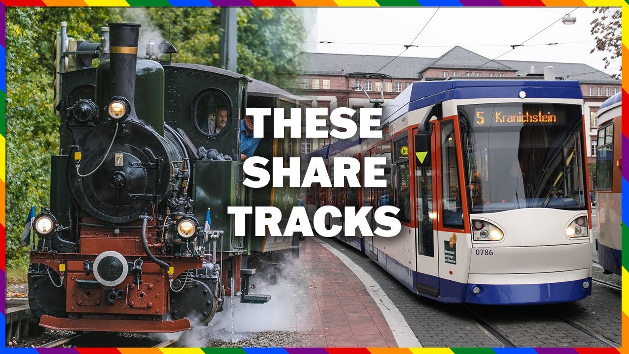 The Steam Train That Runs on an Active Tram Line