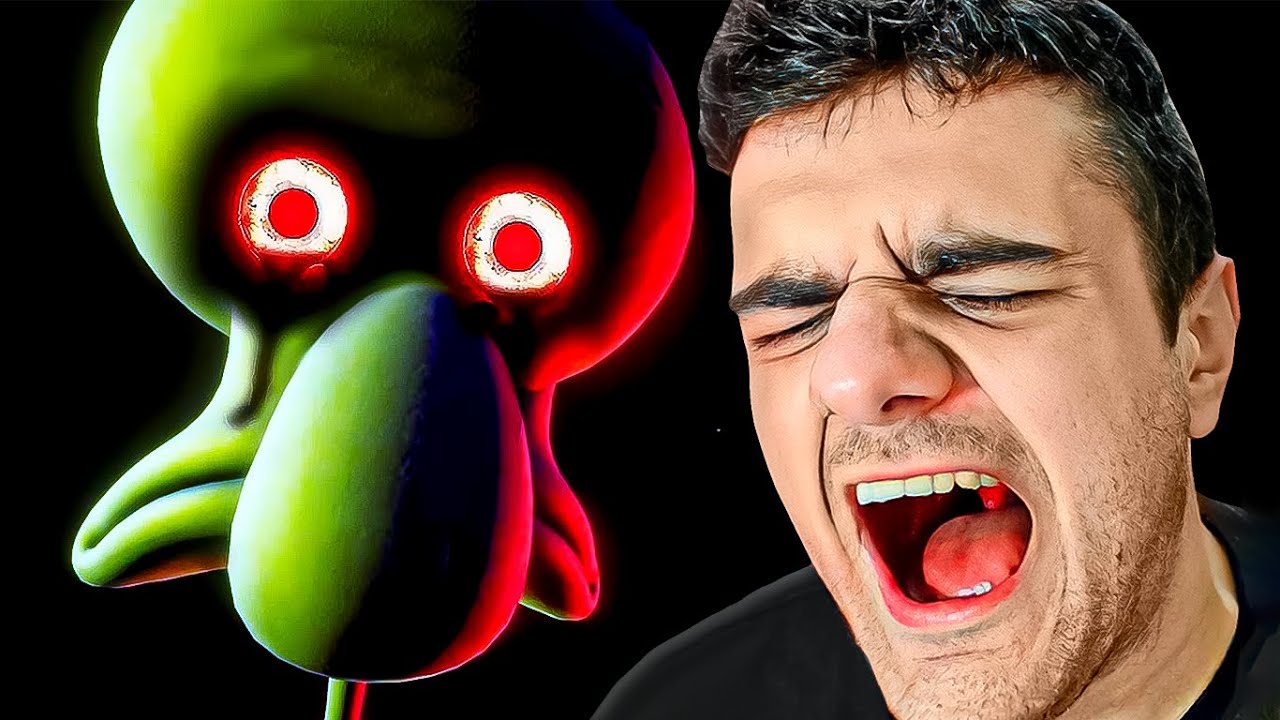 SIM, EXISTE UM JOGO DE TERROR DO BOB ESPONJA!! - Nightmare In Squidville Gameplays Engraçadas