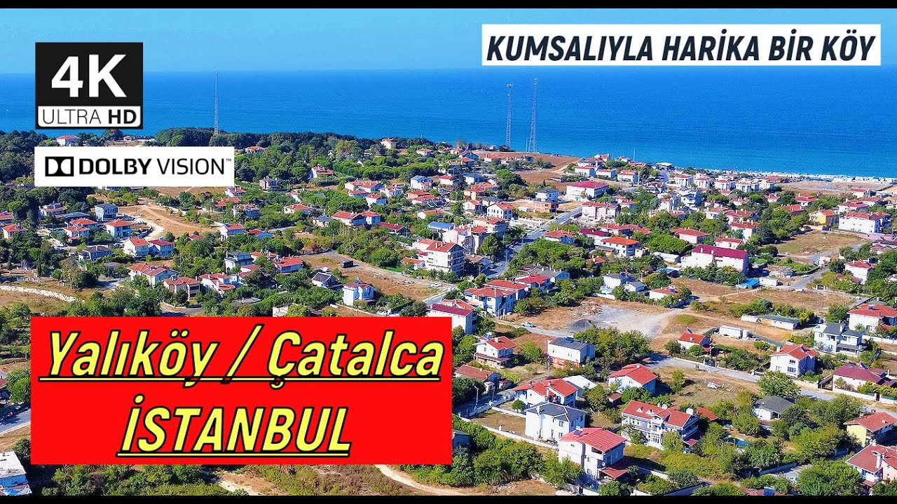 karadenizin kıyısında muazzam bir mahalle. YALIKÖY den manzaralar. 4K UHD . #views #village #drone