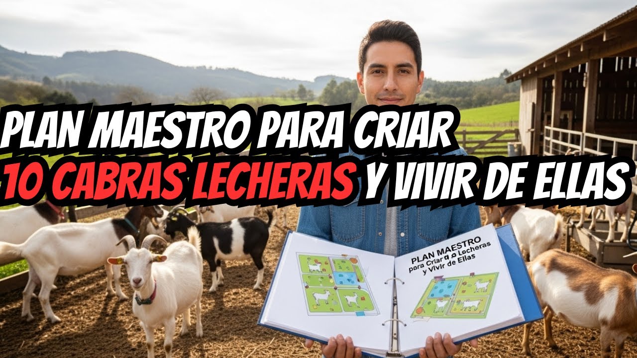 Plan MAESTRO para Criar 10 Cabras Lecheras y Vivir de Ellas