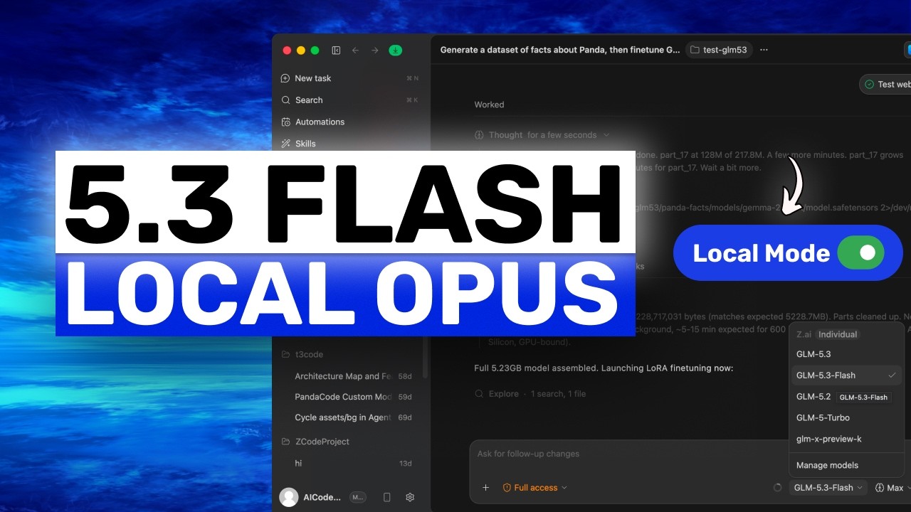 GLM 5.3 Flash (полное тестирование): что нужно, чтобы ЗАПУСТИТЬ ЕЁ ЛОКАЛЬНО?