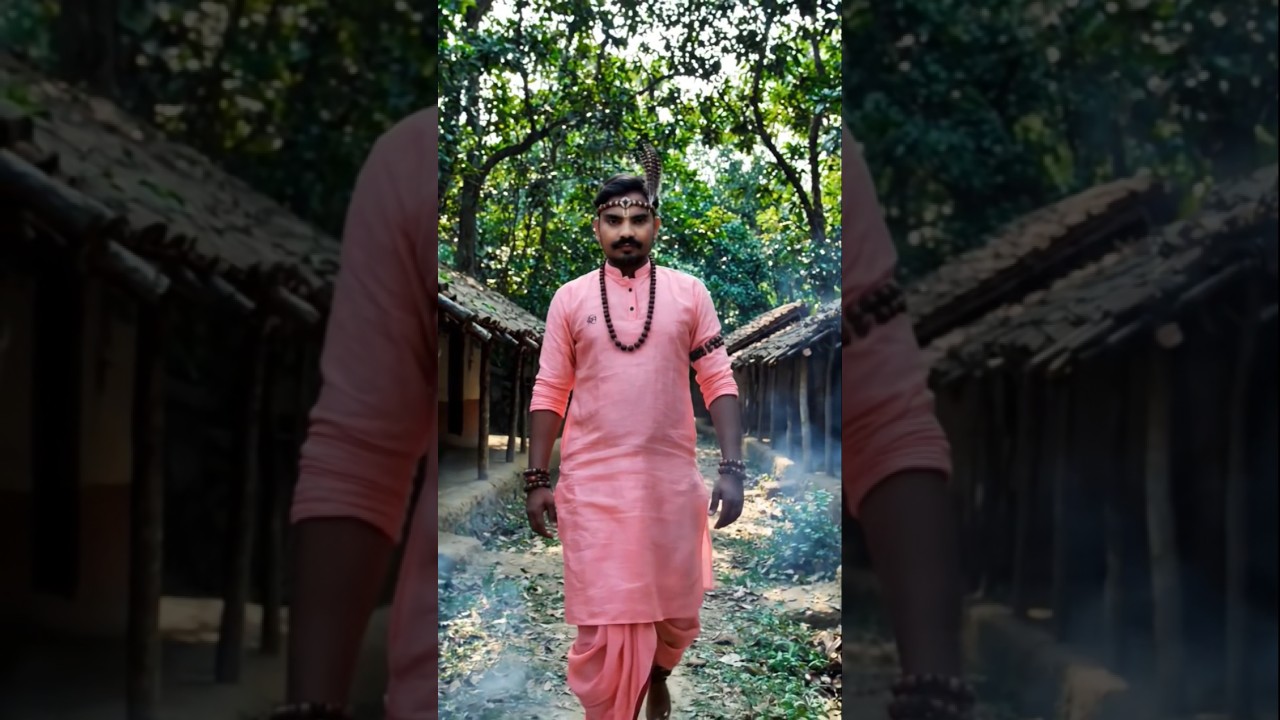 Title:🔥 Adivasi Boy Entry In Jungle 🌿 | Timli Beat Vibe ⚡ | Tribal Swag Reel 2026 #ganeshvibes