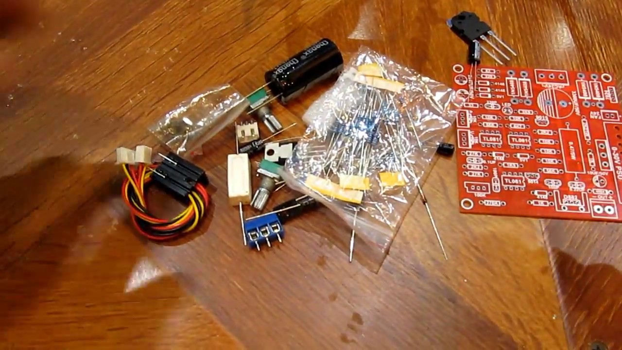 Регулируемый блок питания DIY Kit сборка и пайка для новичка своими руками