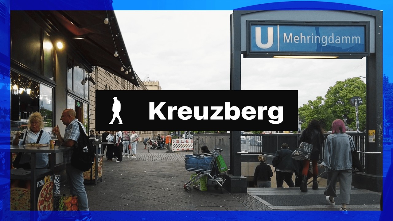 Berlin, Kreuzberg 🇩🇪 - Walking Tour on Mehringdamm | Outside Walker