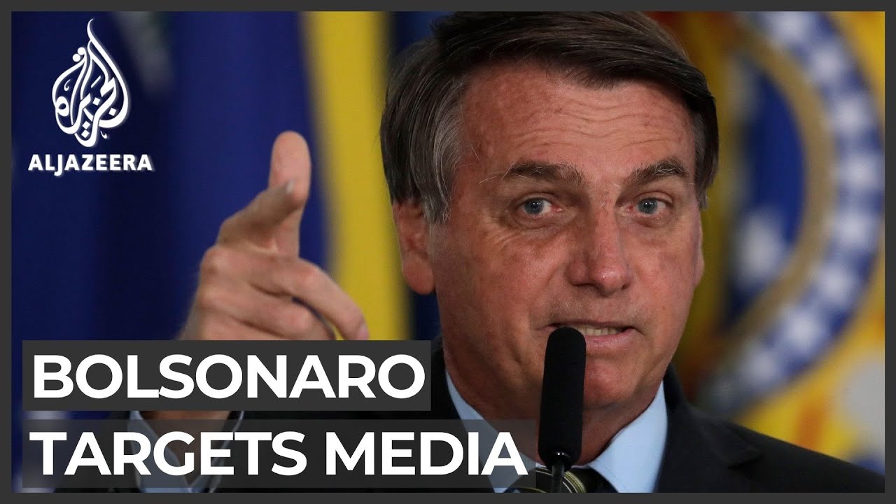 Brazil's President Bolsonaro lashes out at journalists