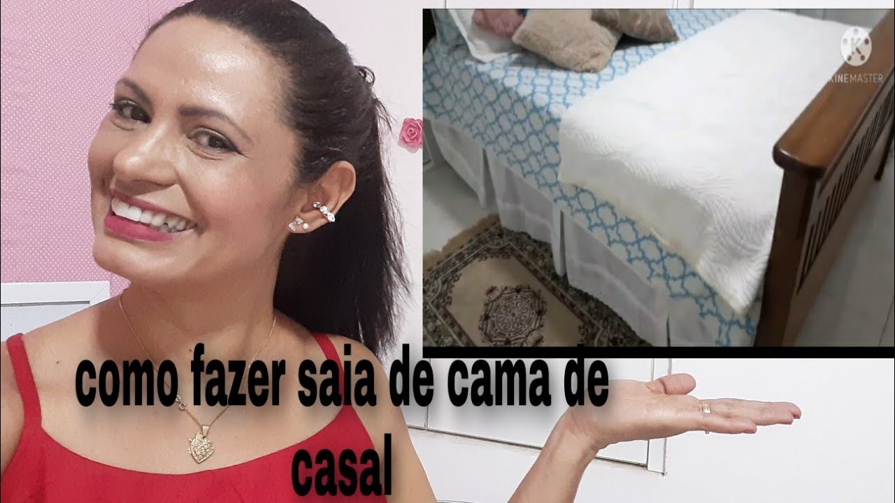 Como fazer saia para cama de casal