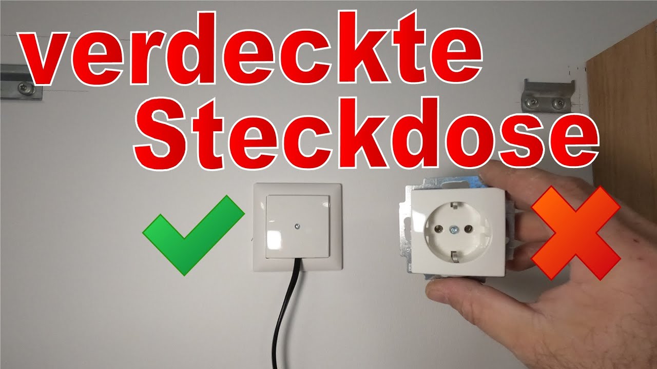 Verdeckte Steckdosen nutzbar machen 👍