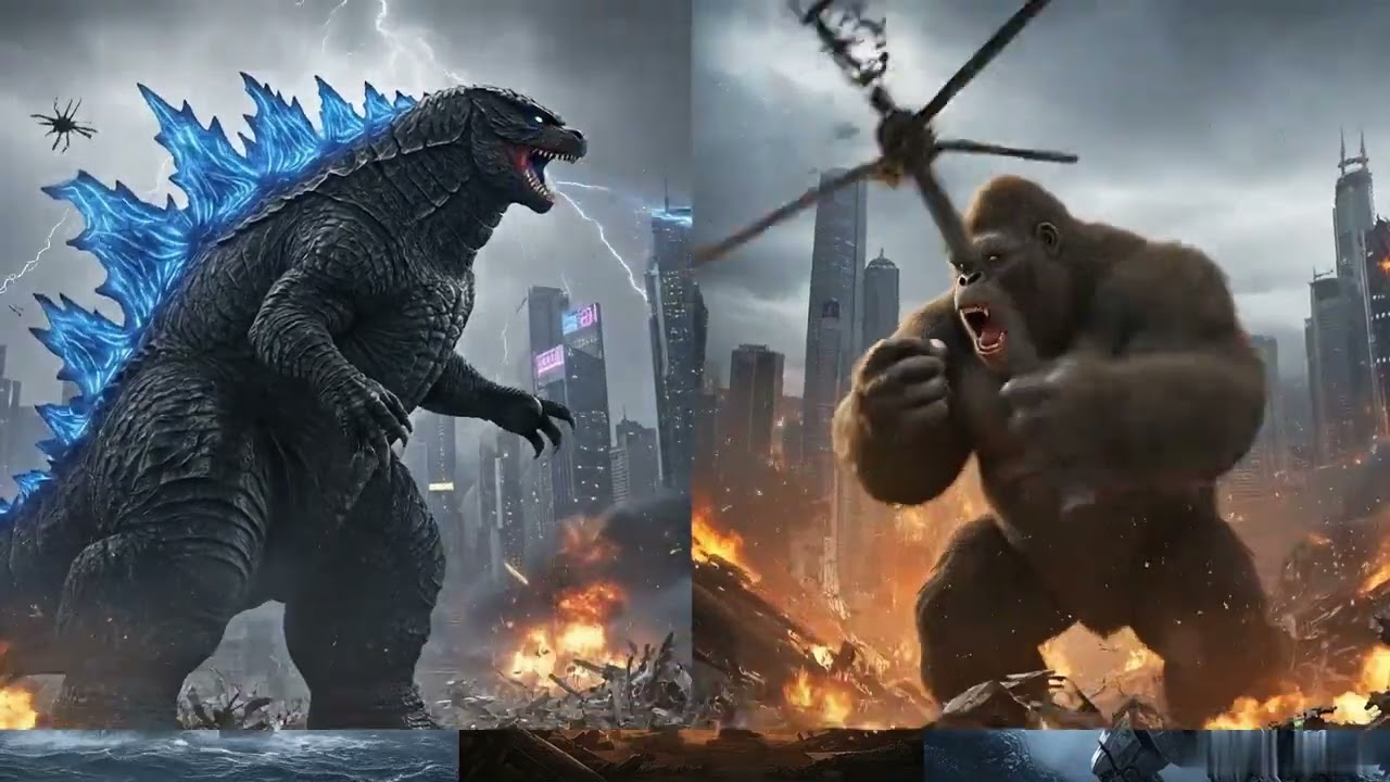 Godzilla vs  Kong's Best Fights The ultimate battle of the titans! Watch the epic fights KidXplorer