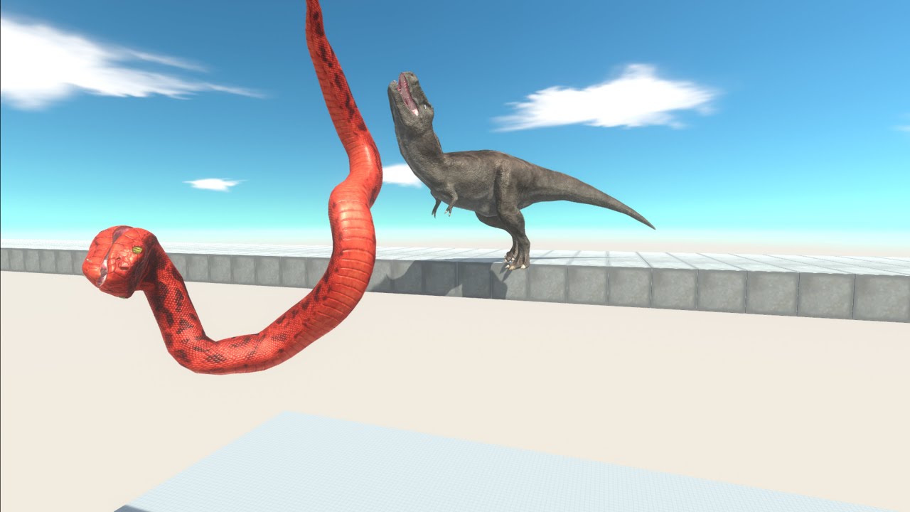 SKY BRIDGE REMASTERED TITANOBOA vs EVERY UNIT - Animal Revolt Battle Simulator