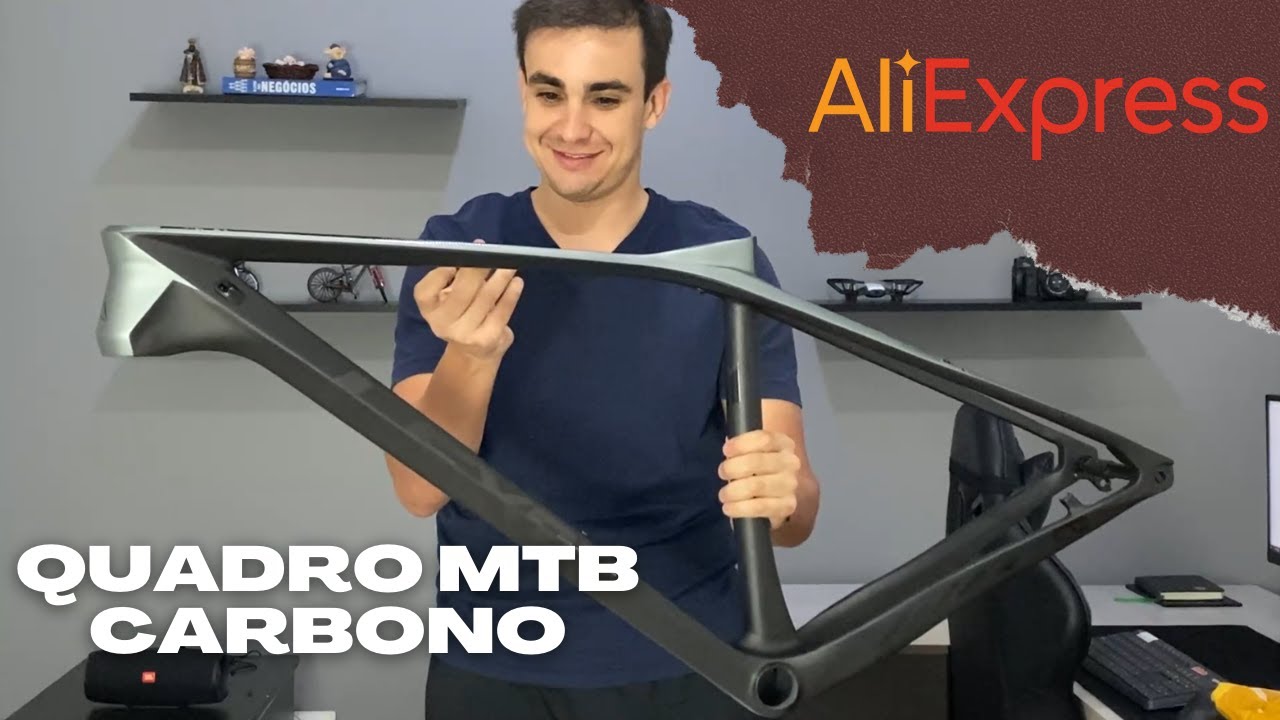 Quadro Carbono MTB Lexon | AliExpress | Unboxing e Primeiras Impressões #6