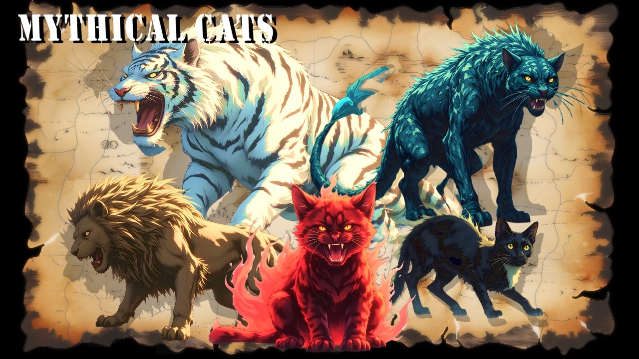 Top 10 Most Powerful Beings of the CAT Race in Mythology! | Cait Sith, Nemean lion and More!