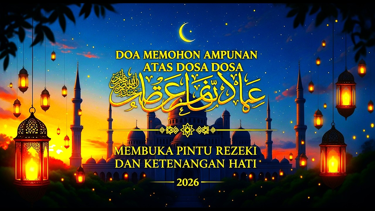 DOA MEMOHON AMPUNAN ATAS DOSA DOSA UMTUK MEMBUKA PINTU REZEKI DAN KETENANGAN HATI