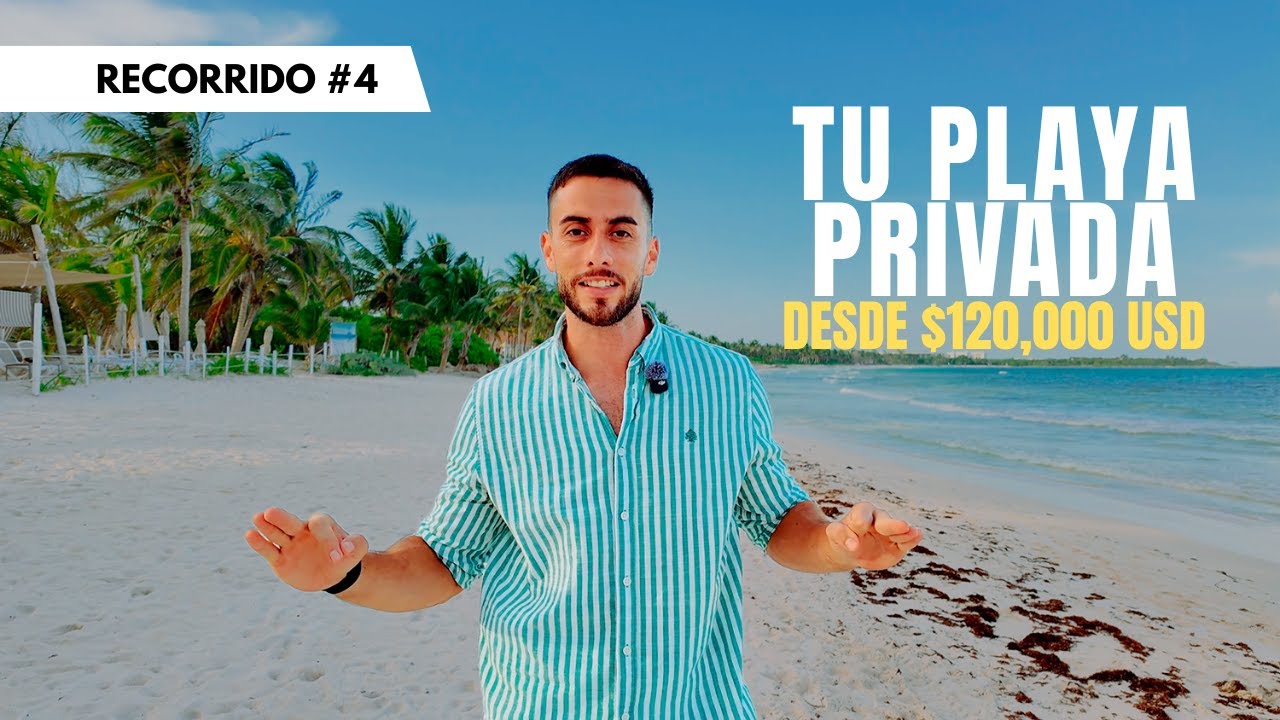 Tú propia playa privada | Terrenos en PLAYA DEL CARMEN desde $120,000 USD