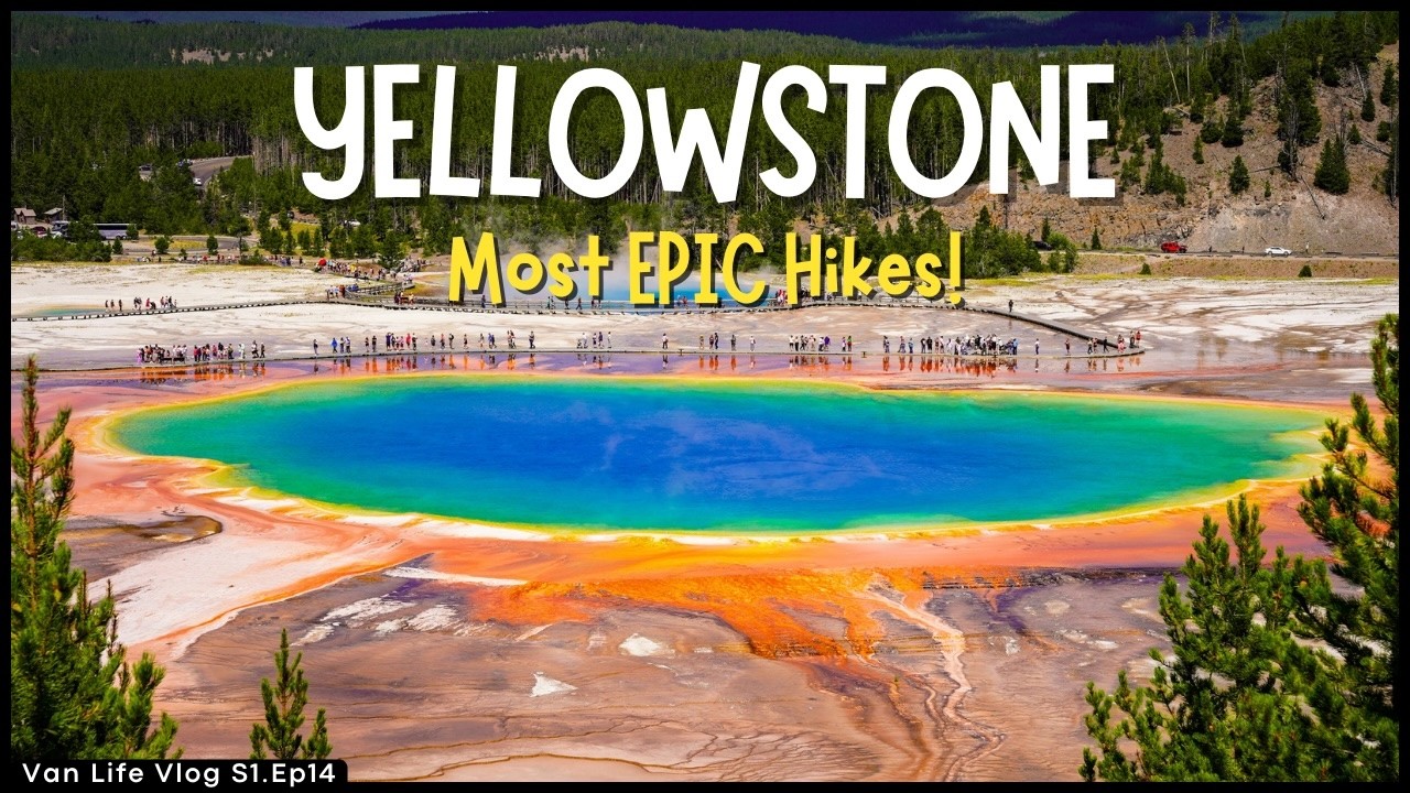 Yellowstone’s Most EPIC Hikes? |  Canyon Descent + Hot Springs Adventures!