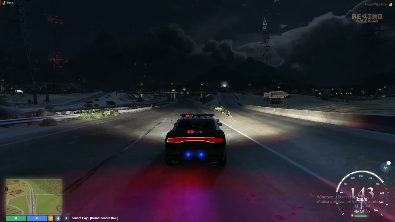 FiveM-LSPD Pursuit Los Santos Freeway LowRP Server #Bilmemka&ccedil;