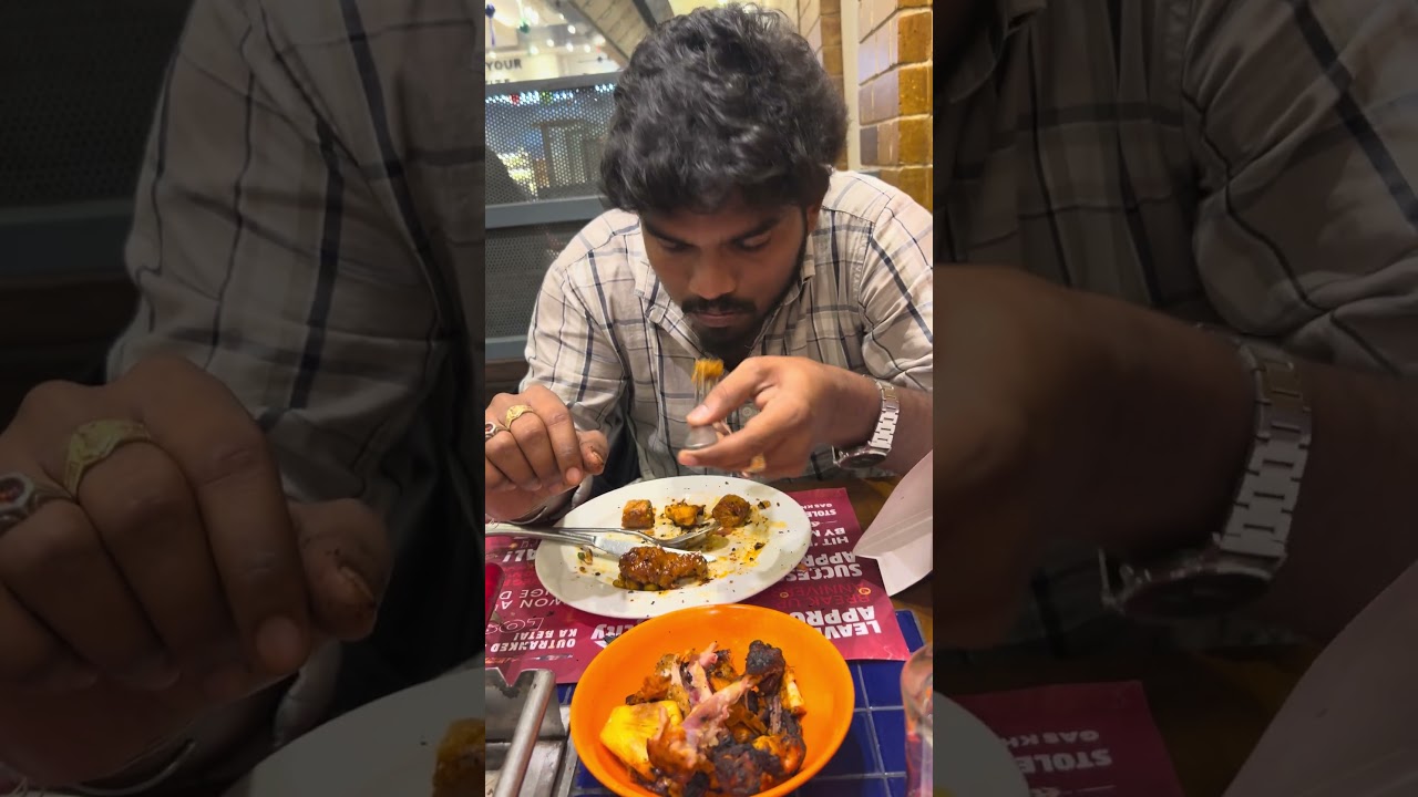 Barbeque Nation on vadapalani chennai 🥘 😆 #chennaifood #barbeque #yt #chennaifoodie #food