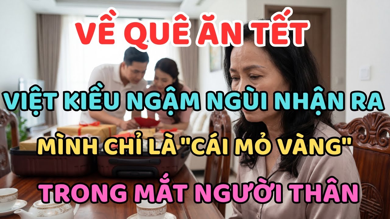VỀ QUÊ ĂN TẾT, VIỆT KIỀU NGẬM NGÙI NHẬN RA MÌNH CHỈ LÀ 