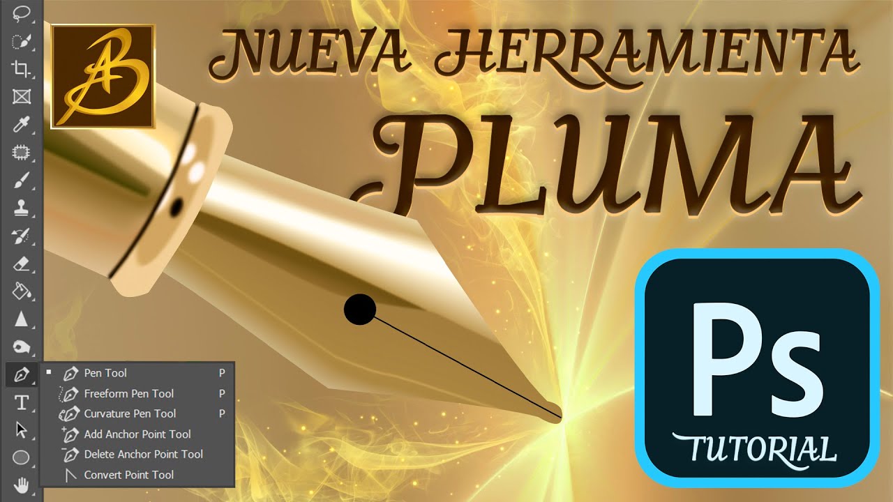 ✅ Cómo USAR la HERRAMIENTA PLUMA en PHOTOSHOP // ✒️ Cómo VECTORIZAR IMÁGENES [FÁCIL] 😉