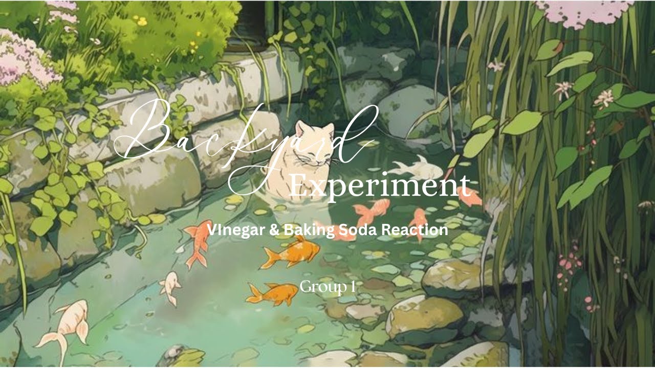 Vinegar & Baking Soda Backyard Experiment |Chemistry I