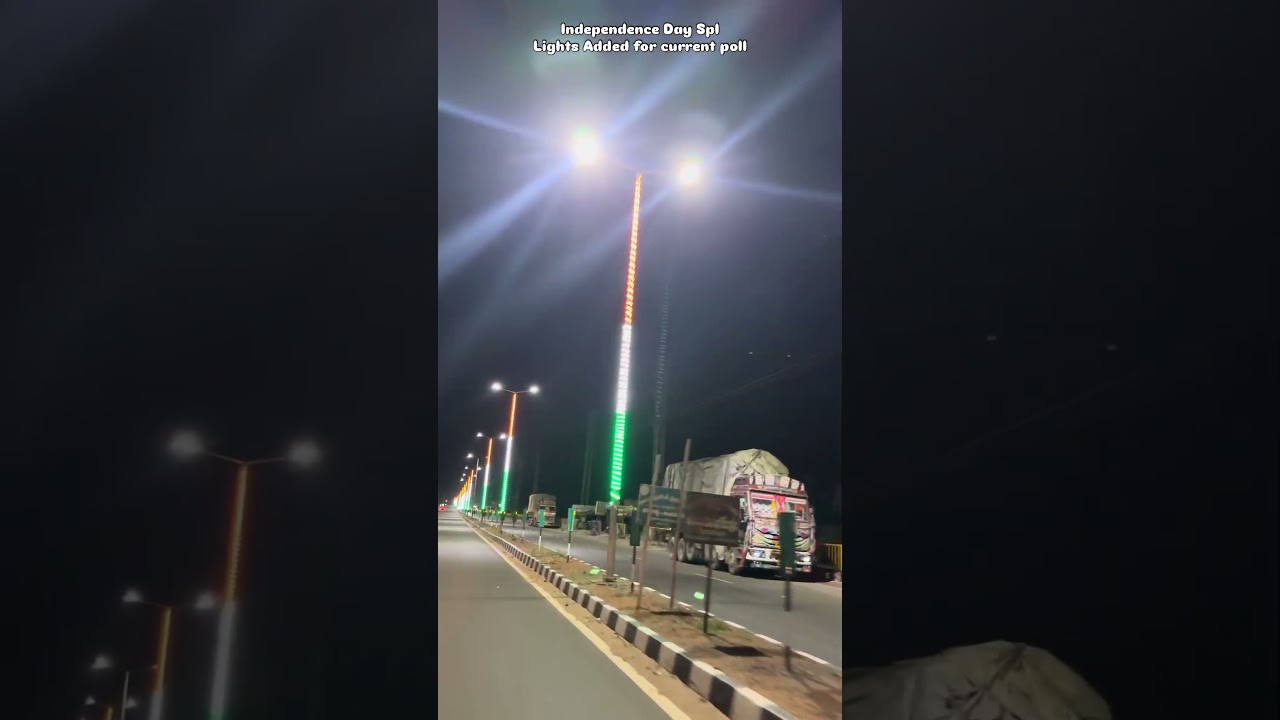 Independence Day Spl lights added to current polls🇮🇳#vinjamur#80thindependenceday #viral#lightshow