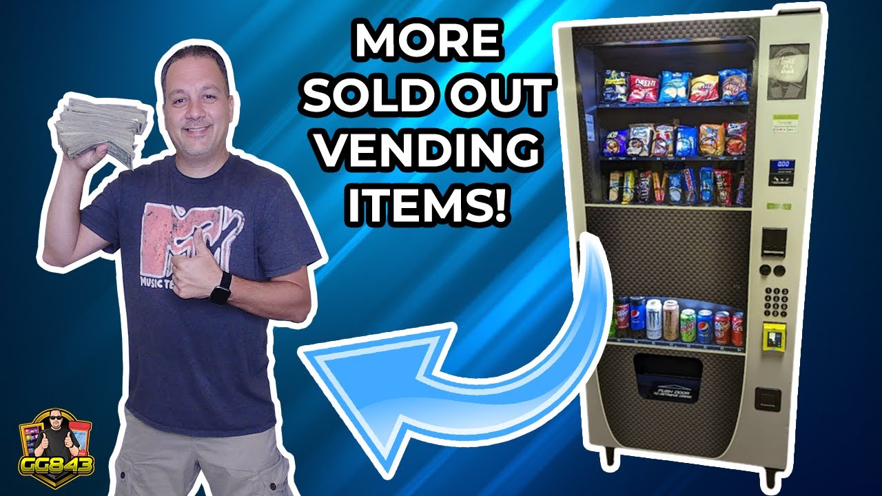 More SOLD OUT Items In Our Combo Vending Machine!!!