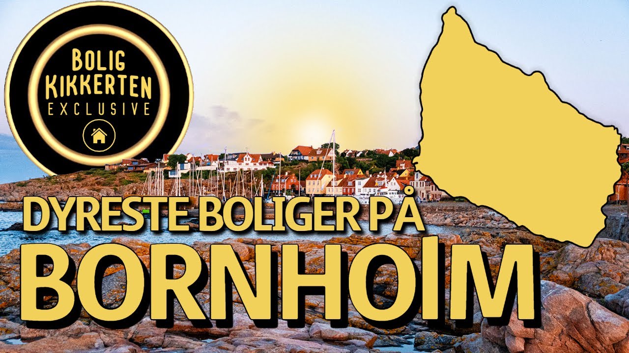 5 Dyreste boliger til salg på Bornholm!