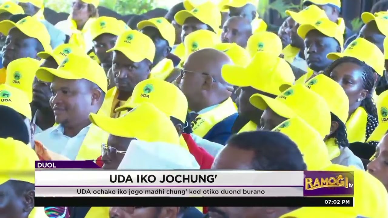 Philip Aroko en achiel kuom jii madhi laro kombe gi otiko mar UDA e yiero mabiro Kaluo