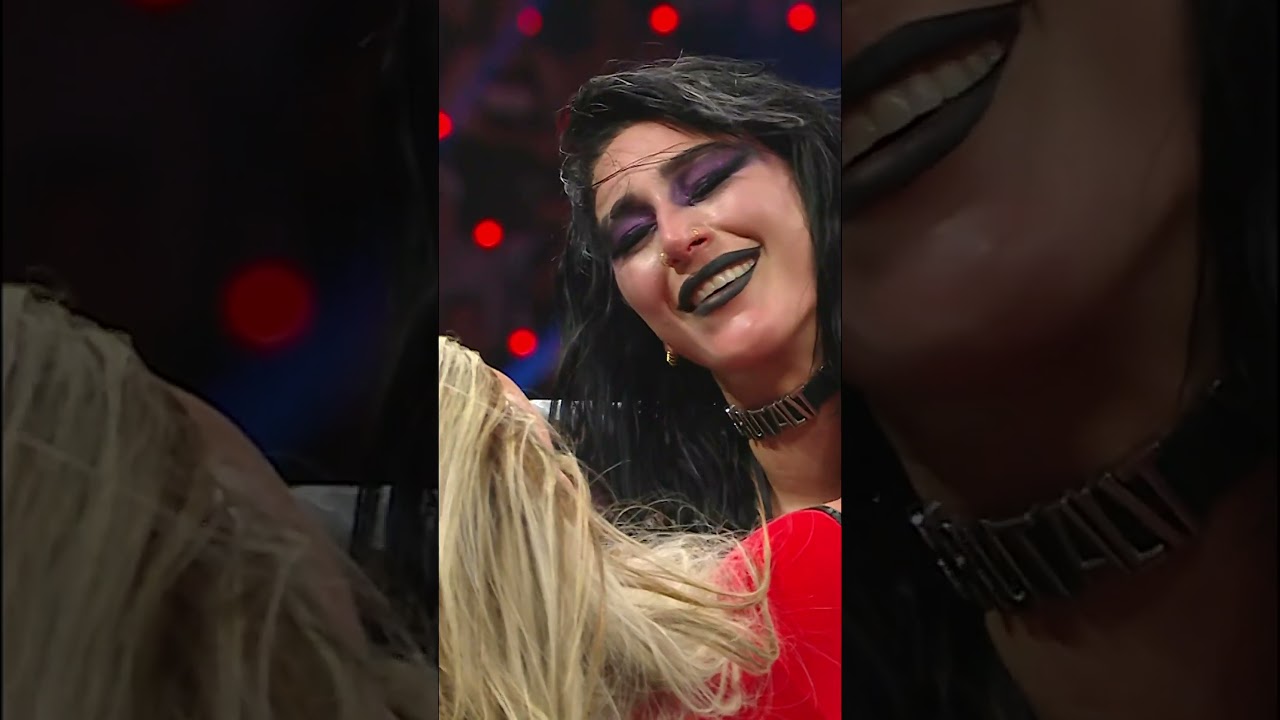 Rhea Ripley is your NEW Women&rsquo;s World Champion! 😈🏆 #RAWonNetflix #WWERaw