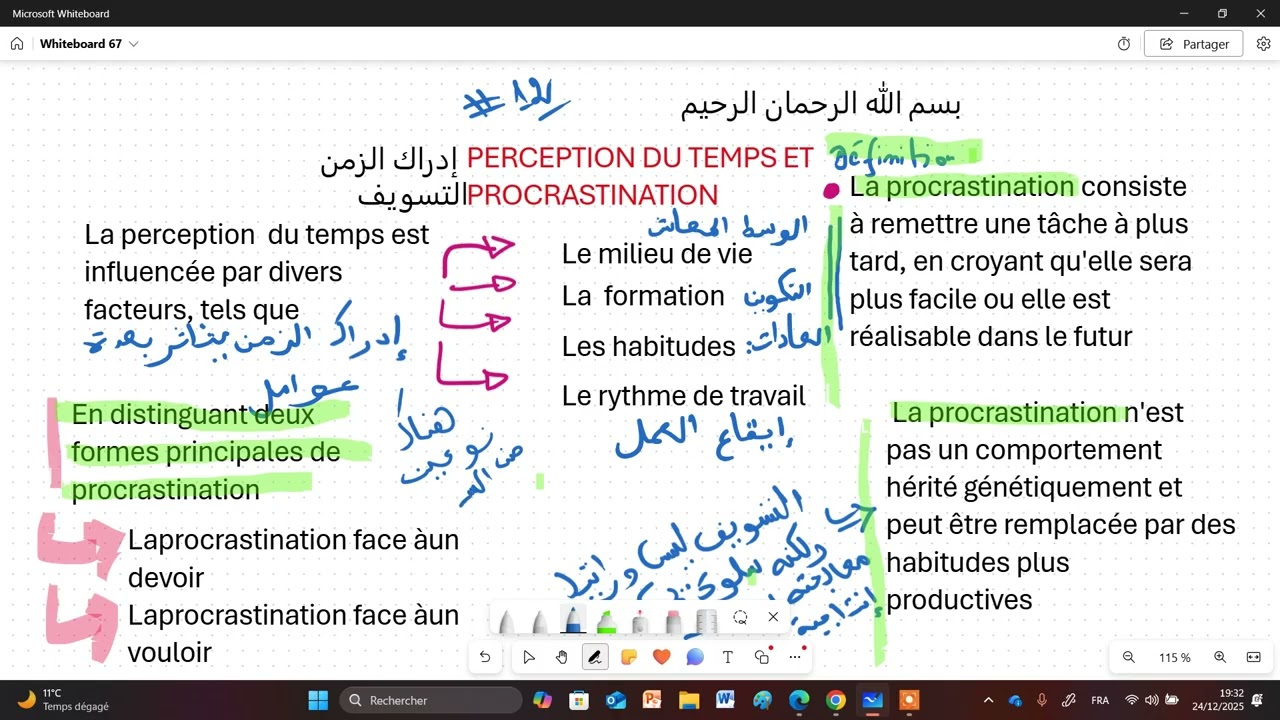 13. MODULE: MÉTHODOLOGIE DE TRAVAIL UNIVERSITAIRE Chap 2  #PROCRASTINATION  S1 #MTU  ملخصات