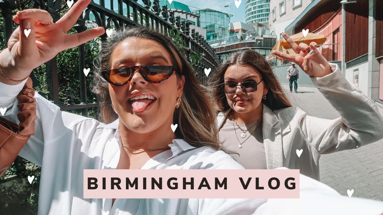 BIRMINGHAM VLOG | brand deal BTS + HUGE bestie clothing haul!!