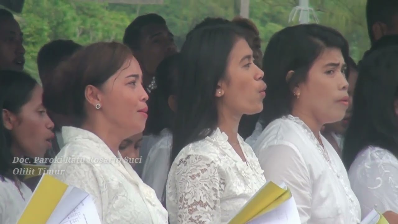 MISA PERTAMA RD. LEO LAIYAN di Paroki Ratu Rosario Suci Olilit Timur - 14 Ferbruari 2023
