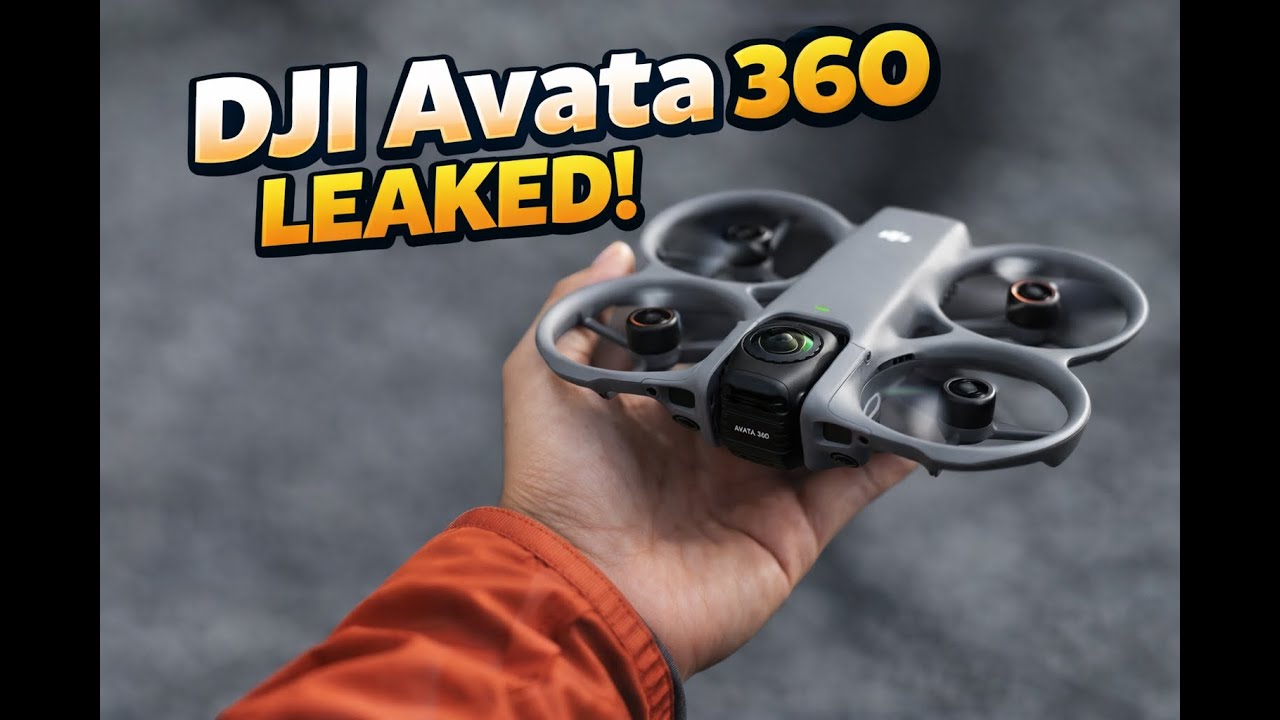 Утечка информации о DJI Avata 360! Первый взгляд и предполагаемые характеристики.