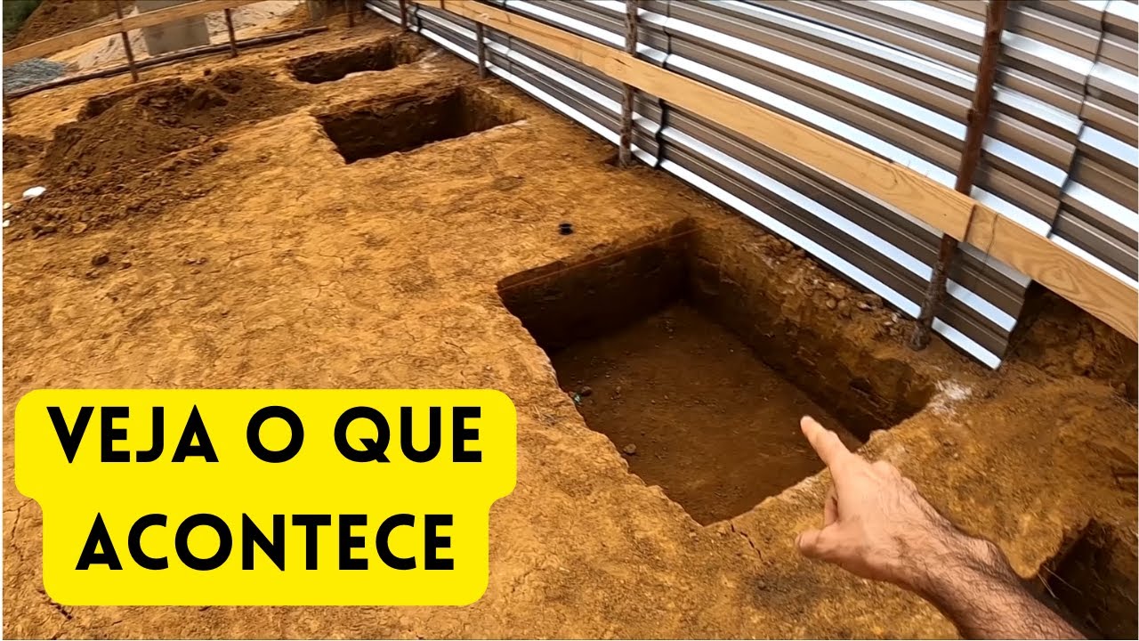 Fundação na DIVISA COM viga de equilíbrio