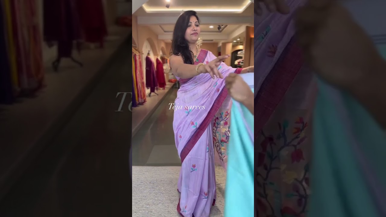 Handloom Jamdani sarees  | |  Teja Sarees 