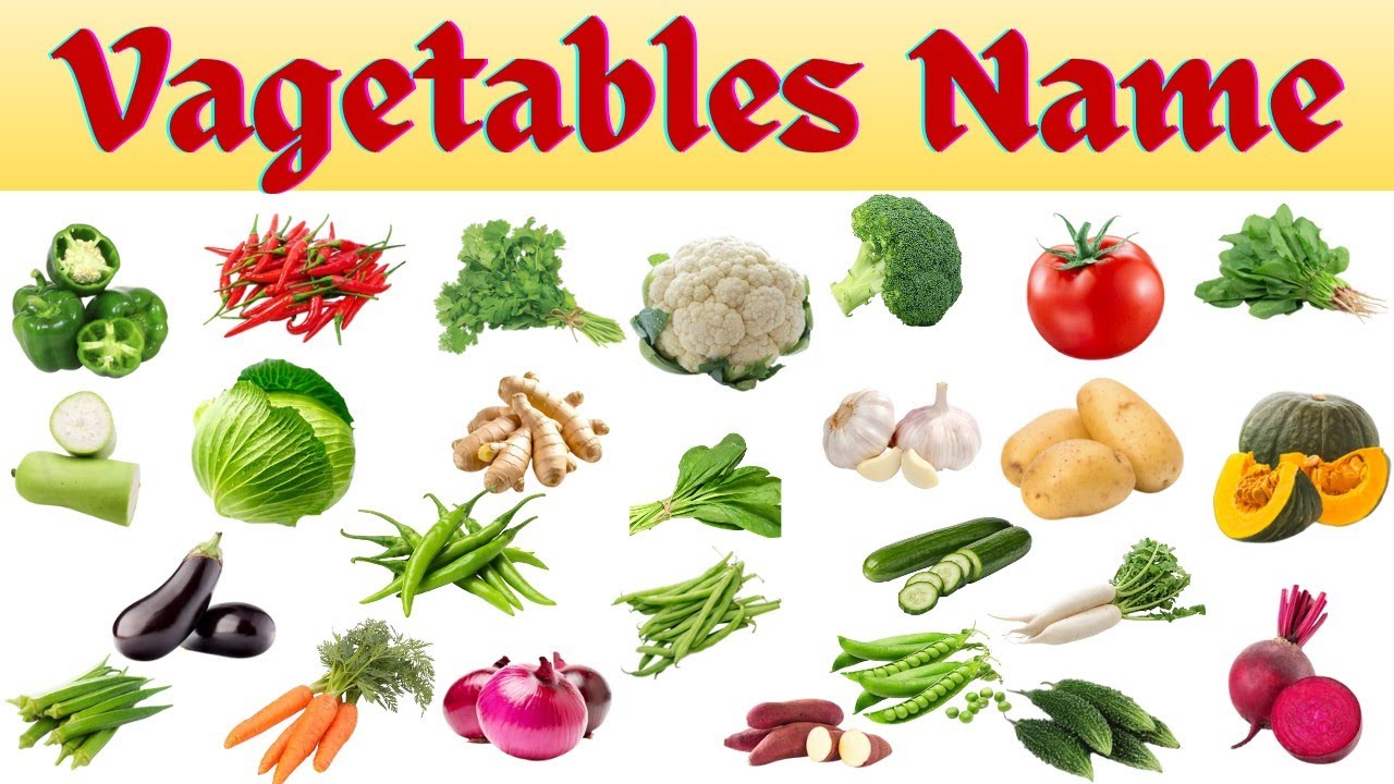 Vagetables name in english  !! Vagetables name 25 !! Speeling !! Eddubtion - The Learning School