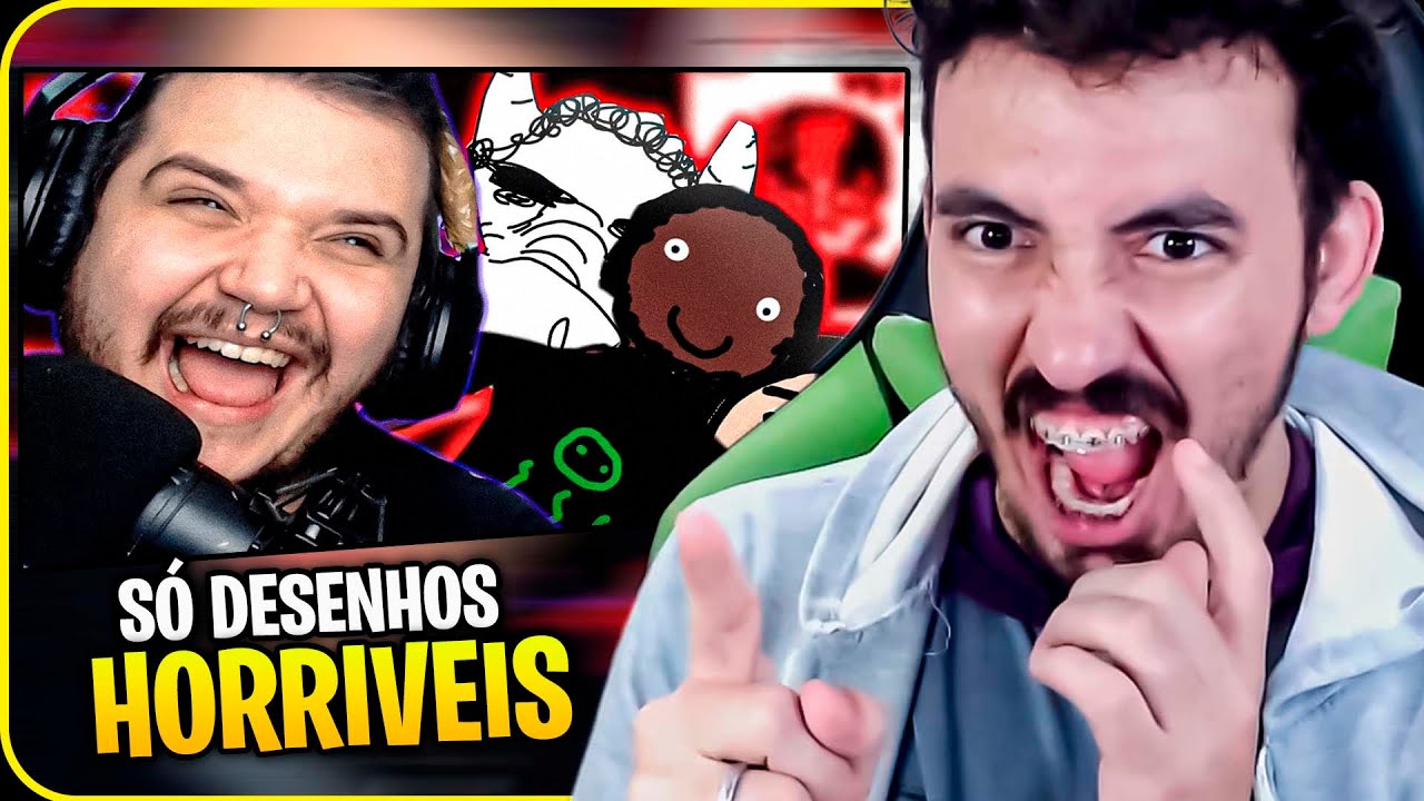 NOS DESENHAMOS E FICOU HORRIVEL - MIGS | Leozin React