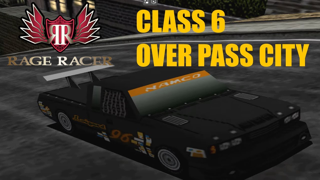 Rage Racer - Diable GP Class 6 - Over Pass City - Lizard Hijack - Duckstation Playstation Emulator
