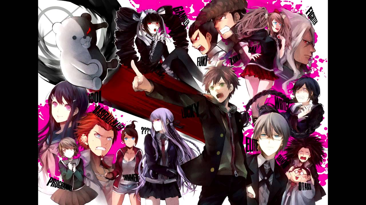 Dangan Ronpa The Animation ダンガンロンパ OP Never Say Never [Full]