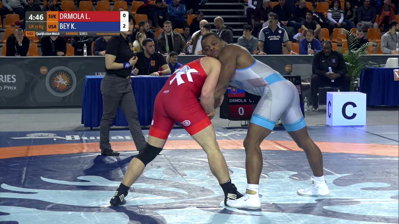 Qual. GR - 77 kg: L. DRMOLA (SVK) v. K. BEY (USA)