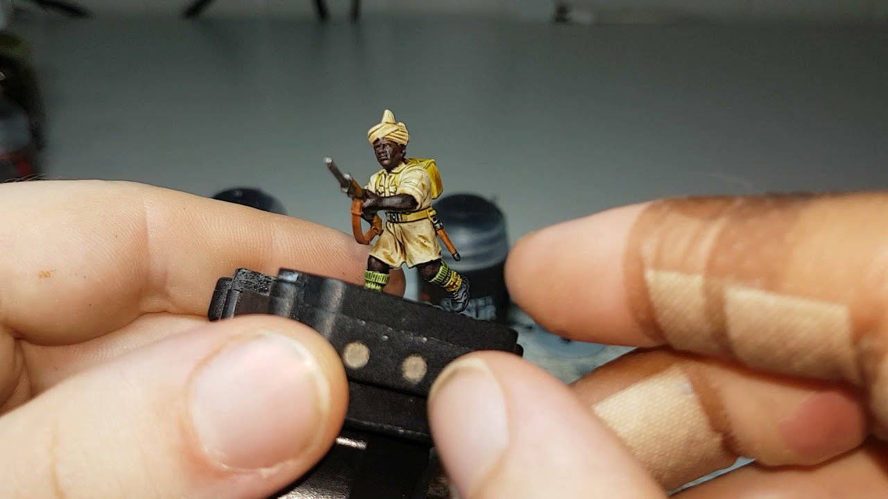 How i paint Black/Dark skin tones using contrast paints.