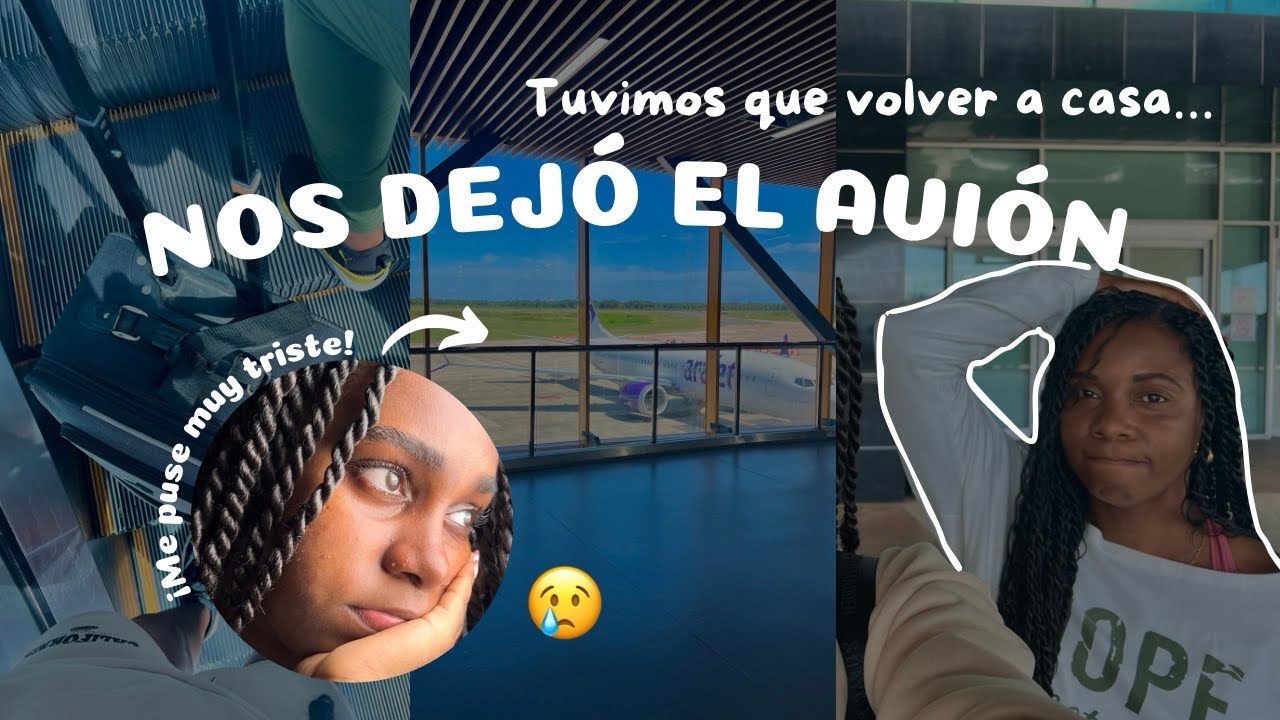 NOS DEJÓ EL AVIÓN 😢✈️ Mi viaje a Florida🏝️