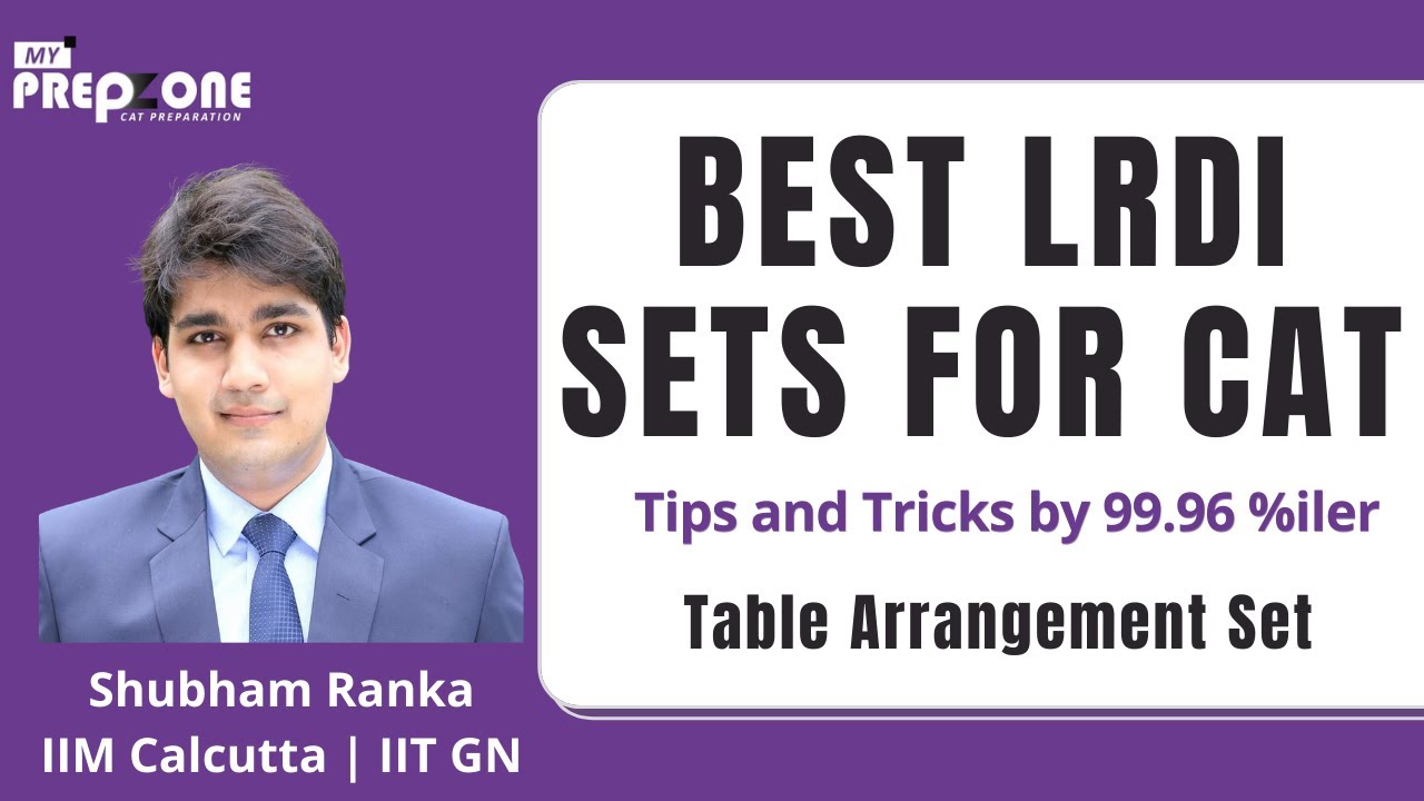 Master LRDI for CAT | Set 1 - Tabular Arrangement | Important LRDI sets for CAT Preparation