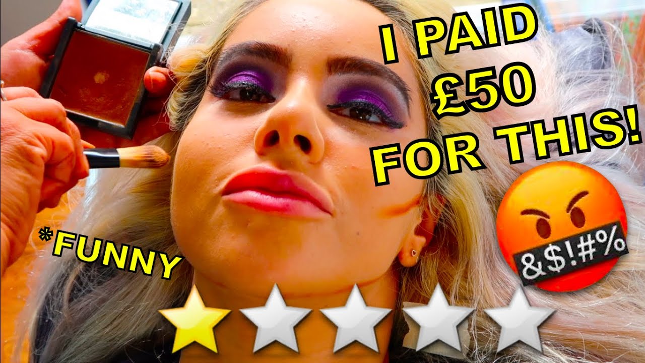 I WENT TO THE WORST RATED MAKEUP ARTIST IN MY CITY *FUNNY*