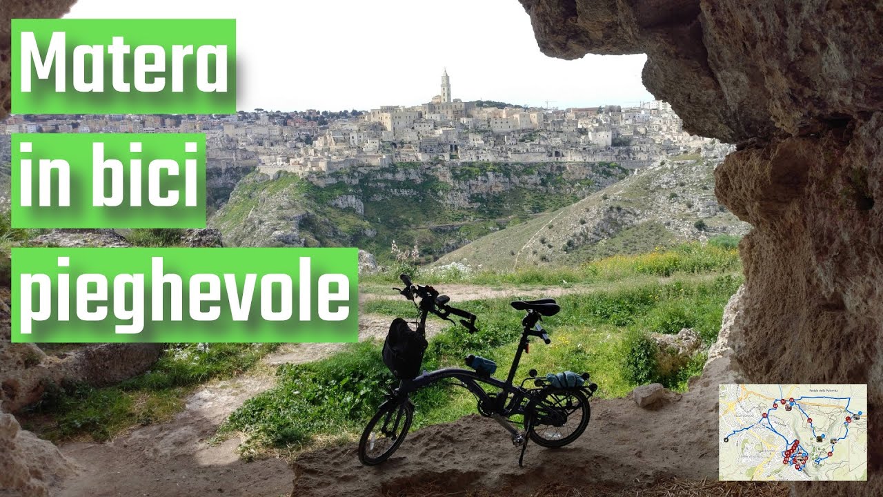 Matera in Bici - Esplorando la Città dei Sassi con la piccola pieghevole Dahon Curl 🙂