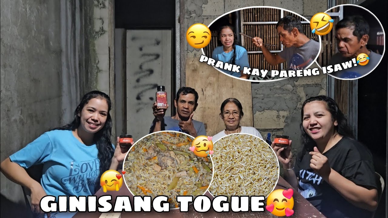 Ginisang Togue para sa Hapunan | Masarap na Chicken Pastil😍