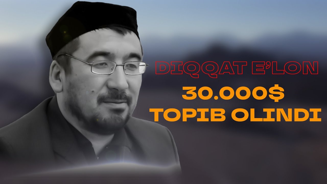 30.000$ ТОПИБ ОЛИНДИ