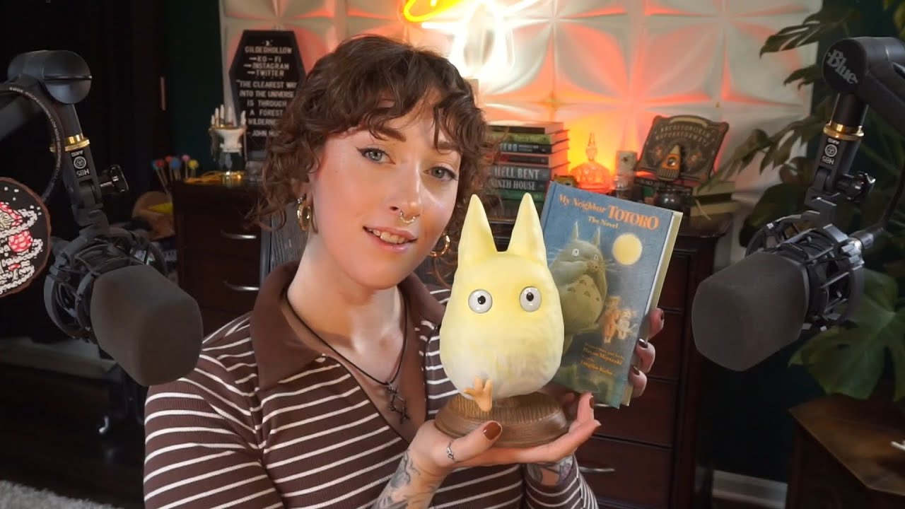 ASMR | 🌱 Rambly Studio Ghibli Haul! (Lo-fi Whisper & Tapping)